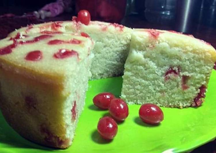 Steps to Prepare Favorite Semolina Cherry Cake