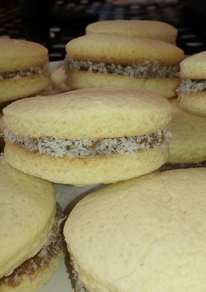 Una foto de Alfajores de maicena