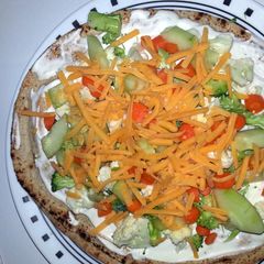 A picture of Vegetable Pizza.
