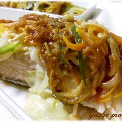 A picture of Salmon Chanchan-yaki (Baked Salmon with Sweet Miso Sauce).