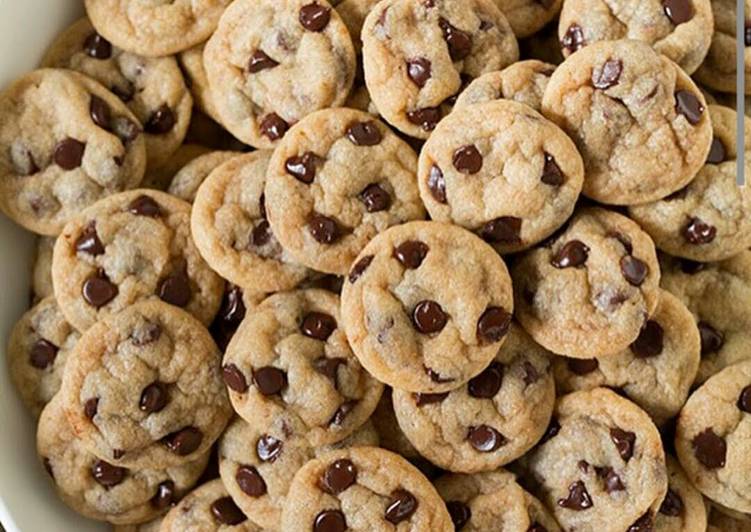 Steps to Make Homemade Mini Chewy Crunchy Cookies