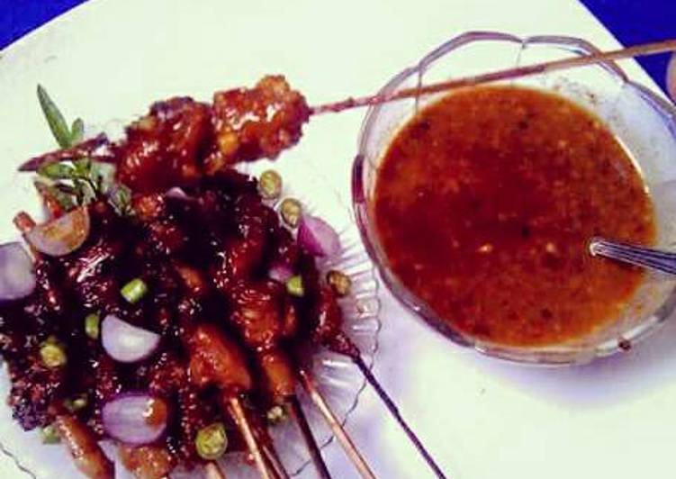 Resep Sate jamur tiram Anti Gagal