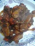 Cherry chicken with carrots