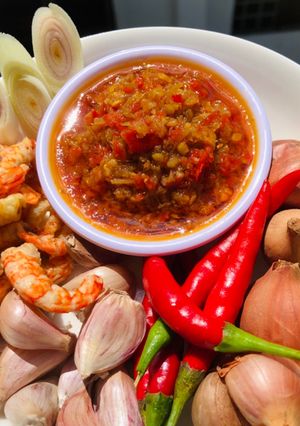 Hình của món Ớt sa tế tôm tự làm - Bí quyết thơm béo cho mọi món nước.