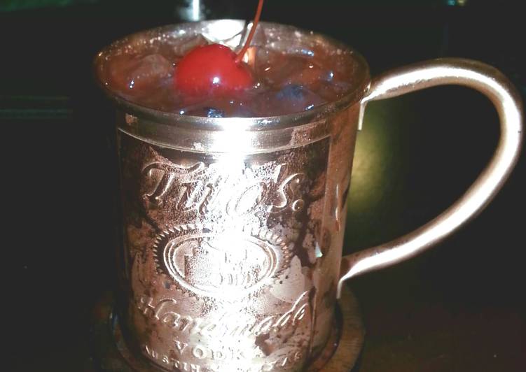 How to Prepare Super Quick Cherry Moscow Mule