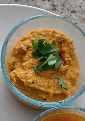 A picture of Dosakai(Cucumber) Chutney.