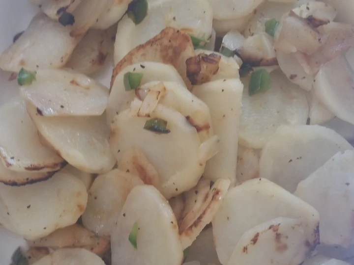 Easy Way Make Recipe Fried Potatos with Jalapeño and Onion that is Really Delicious, Delicious}