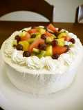 Summer Fruit Decorated Cake