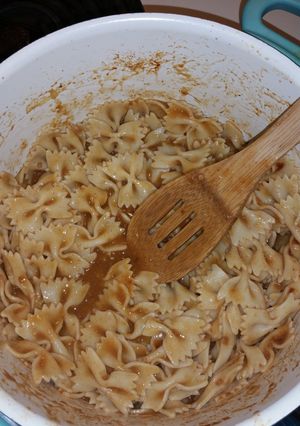 A picture of Taco pasta.