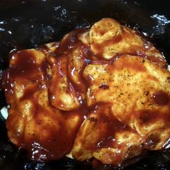 A picture of Crock Pot BBQ Pork Chops.