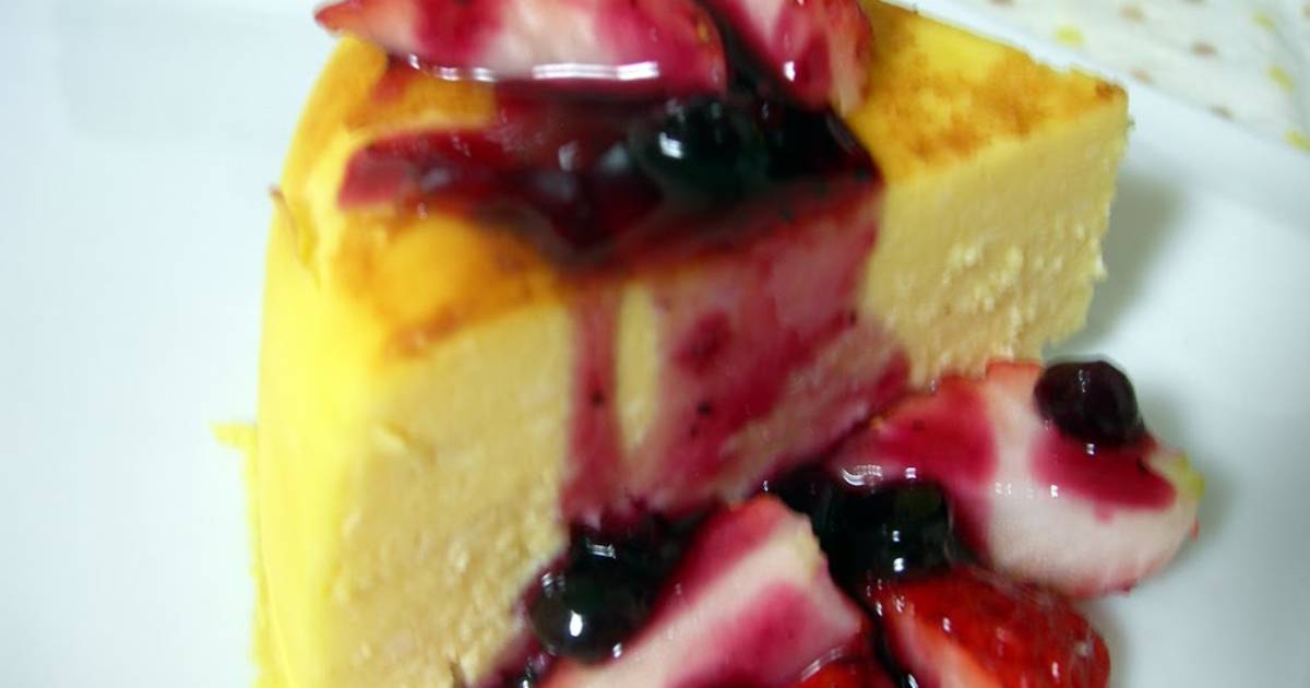 Healthy Tofu Cheesecake Made in a Rice Cooker Recipe by cookpad.japan