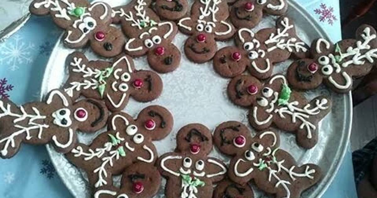 Upsidedown Gingerbread Man Made Into Reindeers : Upside ...