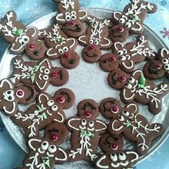 A picture of Gingerbread Reindeer Cookies.