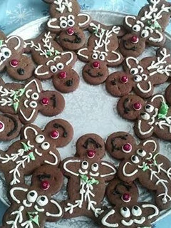 A picture of Gingerbread Reindeer Cookies.