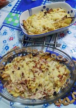 Foto principal de Patatas gratinadas con queso y bacon