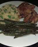 Garlic String Beans (wine/balsamic vinegar)