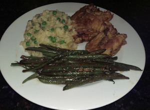 A picture of Garlic String Beans (wine/balsamic vinegar).