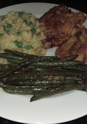 A picture of Garlic String Beans (wine/balsamic vinegar).