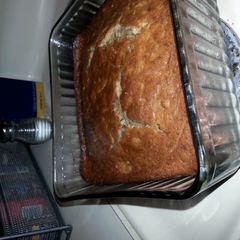 A picture of banana nut bread.