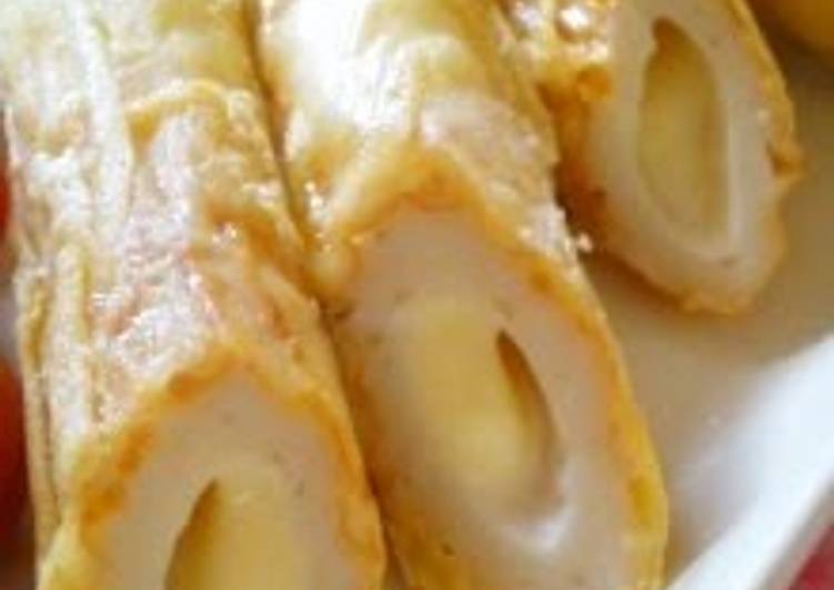 Recipe of Homemade Crispy &amp; Creamy Double Cheese Chikuwa