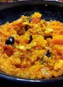 Chicken stew with butternut squash and quinoa