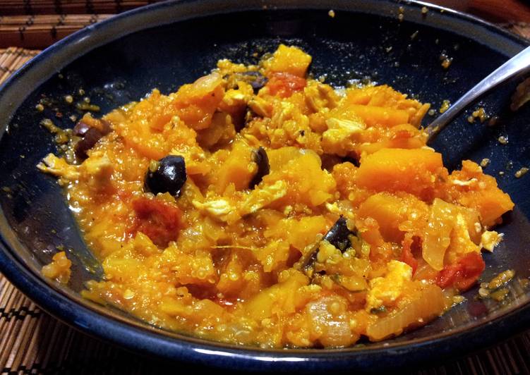 Recipe of Appetizing Chicken stew with butternut squash and quinoa