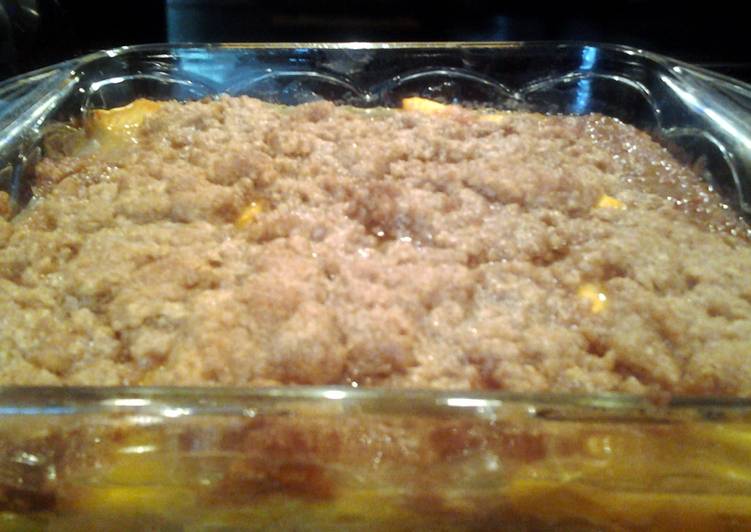 Fresh Peach Crisp