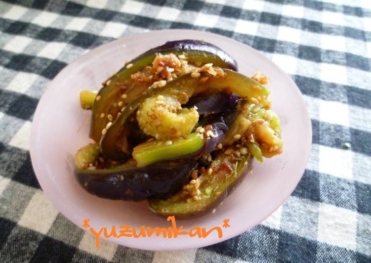 Simple Side Dish with Eggplants
