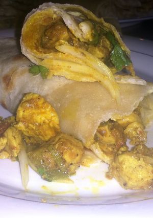 A picture of chicken manchori.