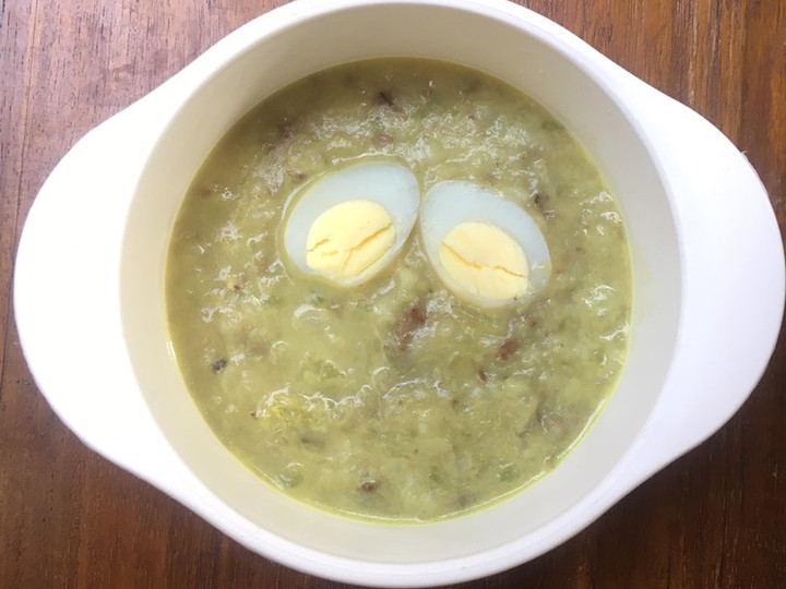 Cara Gampang Menyiapkan Bubur Lodeh Hati Ayam Telur Puyuh 8 M+ Anti Gagal