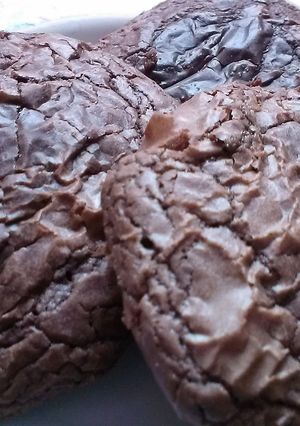 A picture of Peanut Butter Brownie Cookies.
