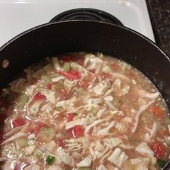 A picture of Calorie burning cabbage soup.