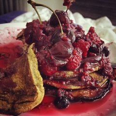 A picture of Gluten free pancakes.
