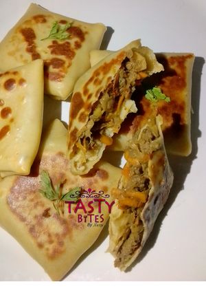 A picture of Filled crepes.