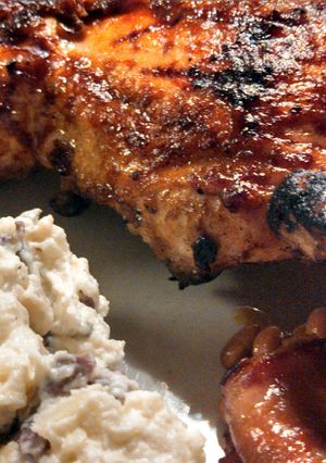 A picture of Grilled Barbeque Chicken.