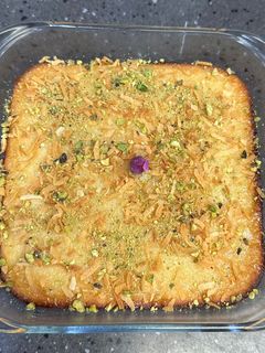 صورة لوصفة بسبوسة (صحي)
