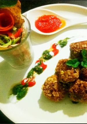 A picture of Chur chur Paneer Pakoda.