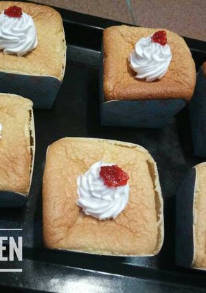 Foto resep Hokkaido chiffon cupcake #kamismanis