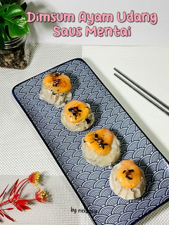 Foto resep 212. Dimsum Ayam udang Saus Mentai