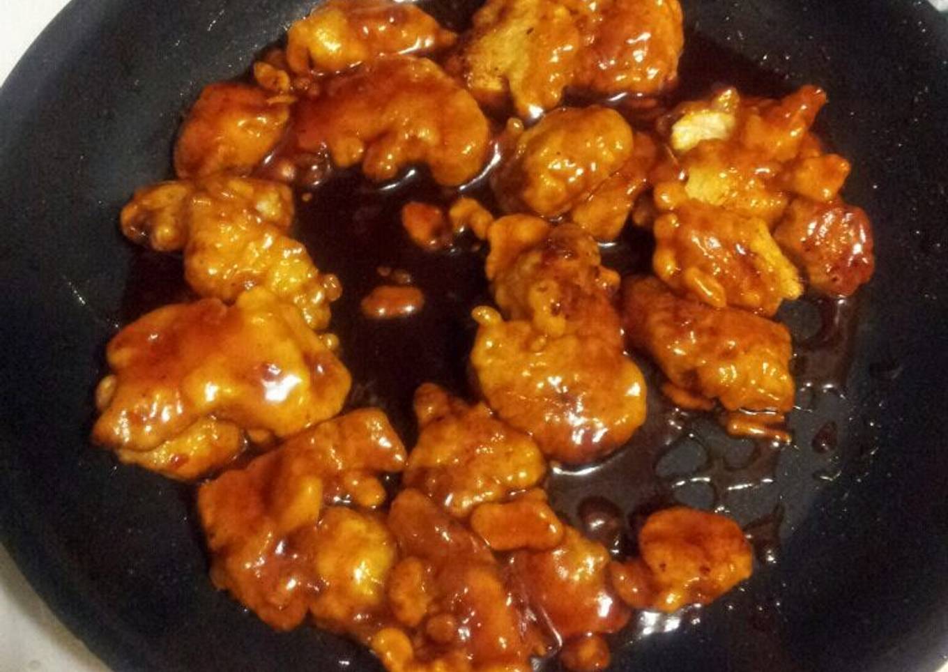 Homestyle General Tso's chicken