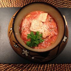 A picture of Eagle Harbor Inn's Herbed Tomato Soup.