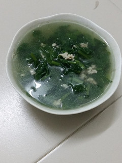 Hình của món Canh mồng tơi thịt nạc.
