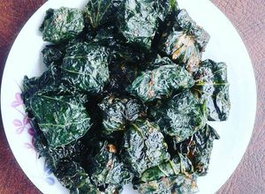 Hình của món Thịt bò cuốn lá lốt.