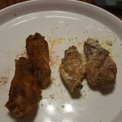 A picture of Brian's Old Bay and Parmesan Garlic Wings.