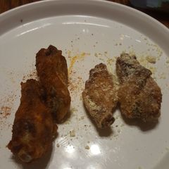 A picture of Brian's Old Bay and Parmesan Garlic Wings.