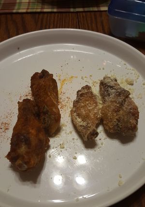 A picture of Brian's Old Bay and Parmesan Garlic Wings.