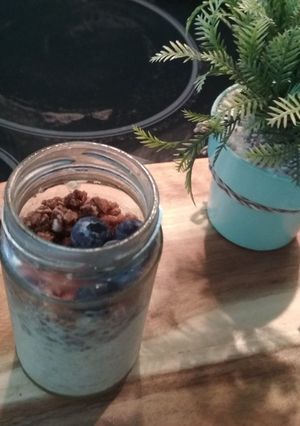 Foto resep Choco hazelnut overnight oats
