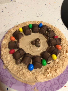 Una foto de Tarta de Kinder Bueno o Kit Kat