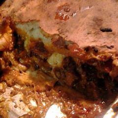 skunks pizza pie A picture of skunks pizza pie.