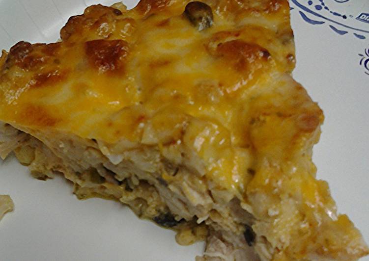 Healthy Recipe of Cheesy cauliflower and chicken casserole